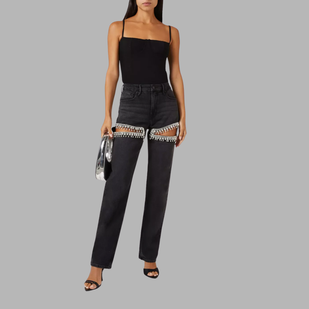 Thale | Krystall Splitt Jeans