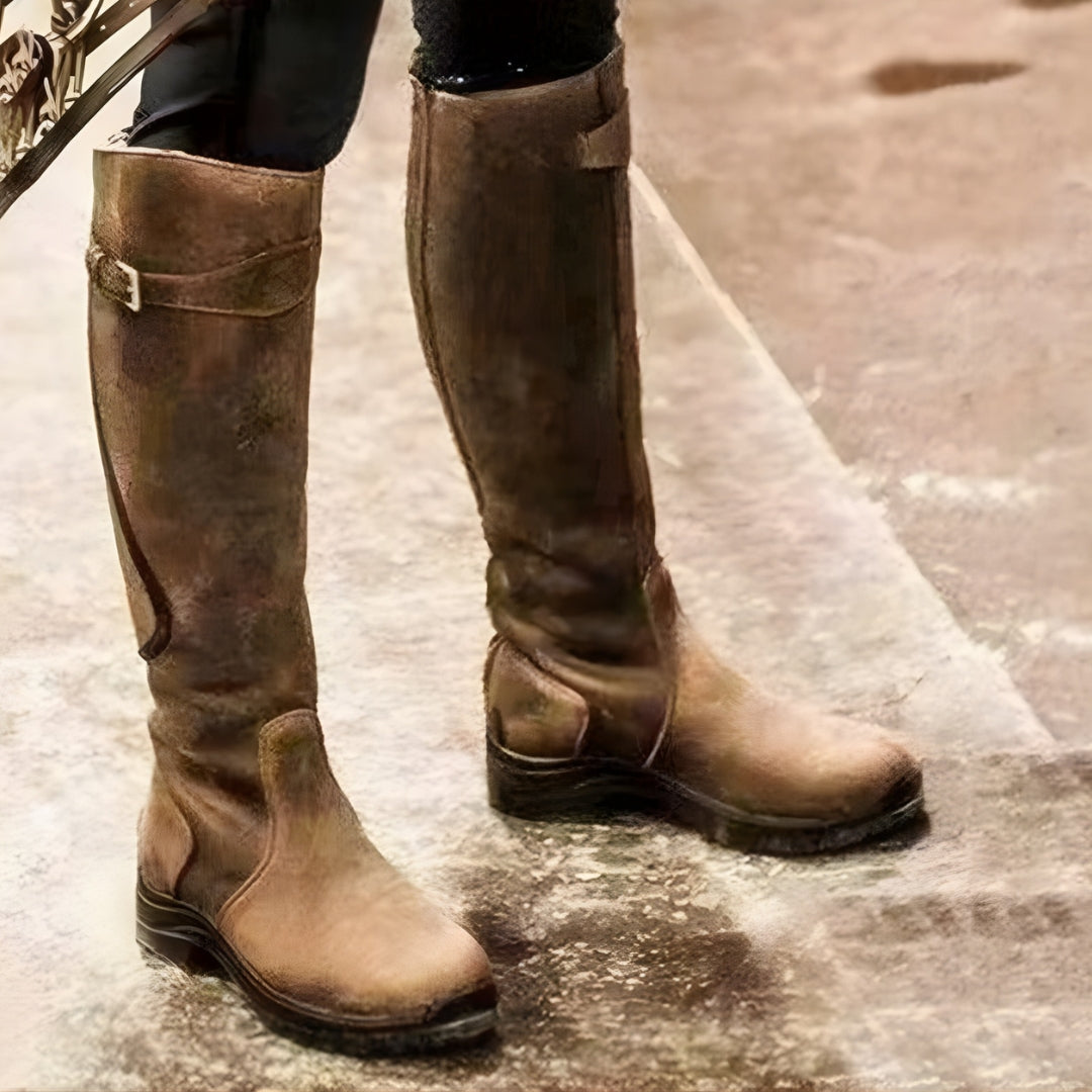 Maeve | Vanntette ridestøvler i skinn