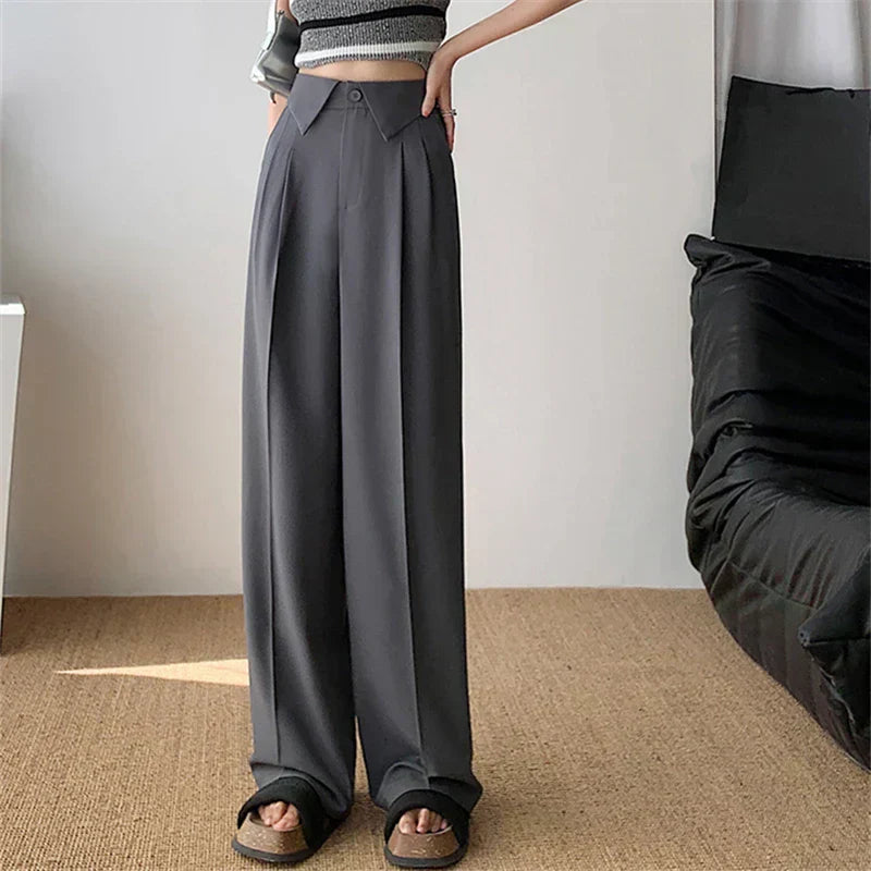 Alva | Strukturert Eleganse Flared Bukser